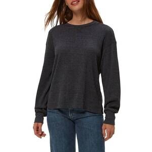 NEW MICHAEL STARS keri thermal pullover in charcoal